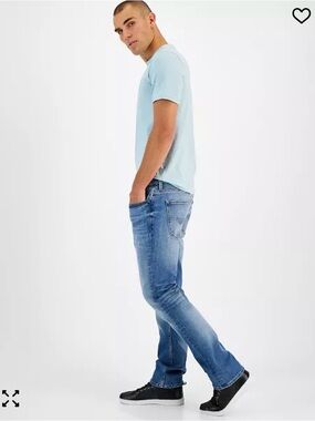 Guess Jeans Men’s Size 33 Dark Wash Straight Leg Denim Classic Fit